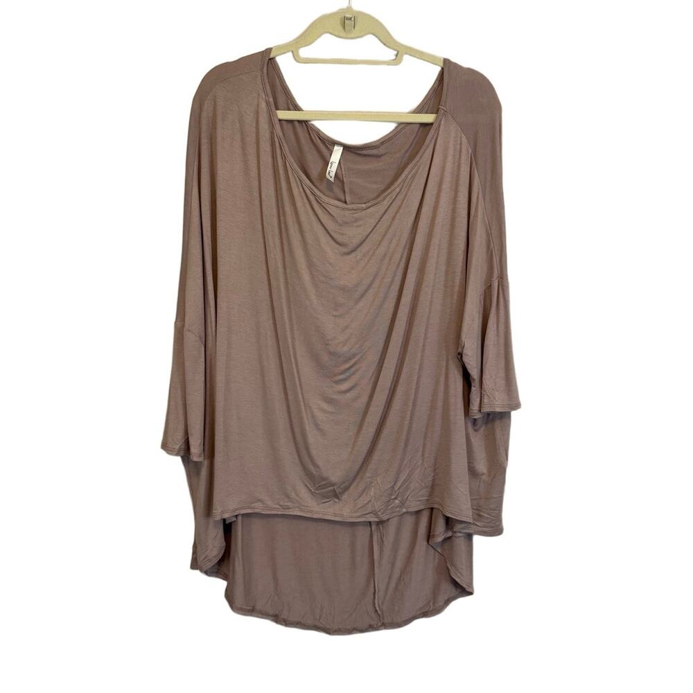 Isaac Liev Tunic Top Brown 2XL